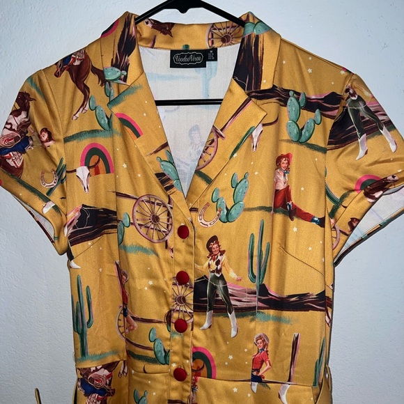 VOODOO VIXEN DIANA RETRO COWGIRL ๐ด DRESS ๐ค - Picture 2 of 16